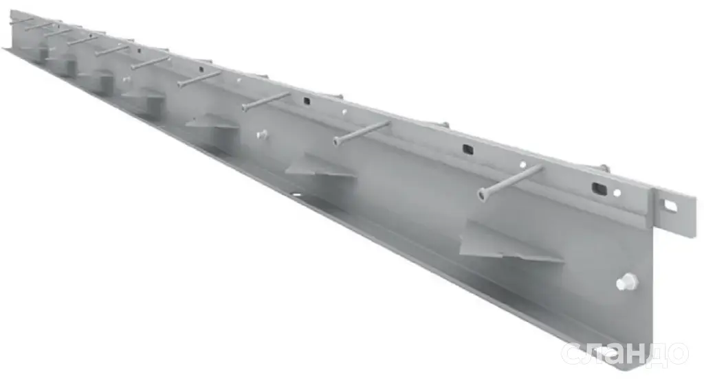 Несъёмная опалубка для бетонного пола. Деформационный шов