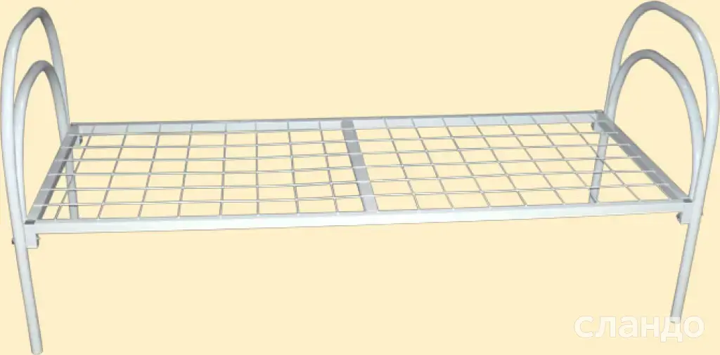 Для рабочих во времянки металлические кровати