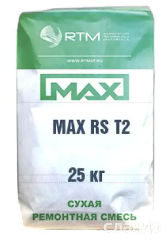 MAX-RS-T40 штукатур., тиксотропная, ремонтная, ремонт трещин