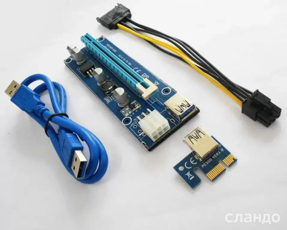 Переходник PCI-e 1X to PCI-express
