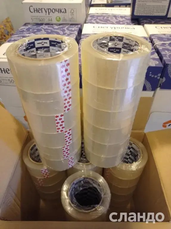 Скотч 50ммх150м Nova Roll; Комус; Юнибоб